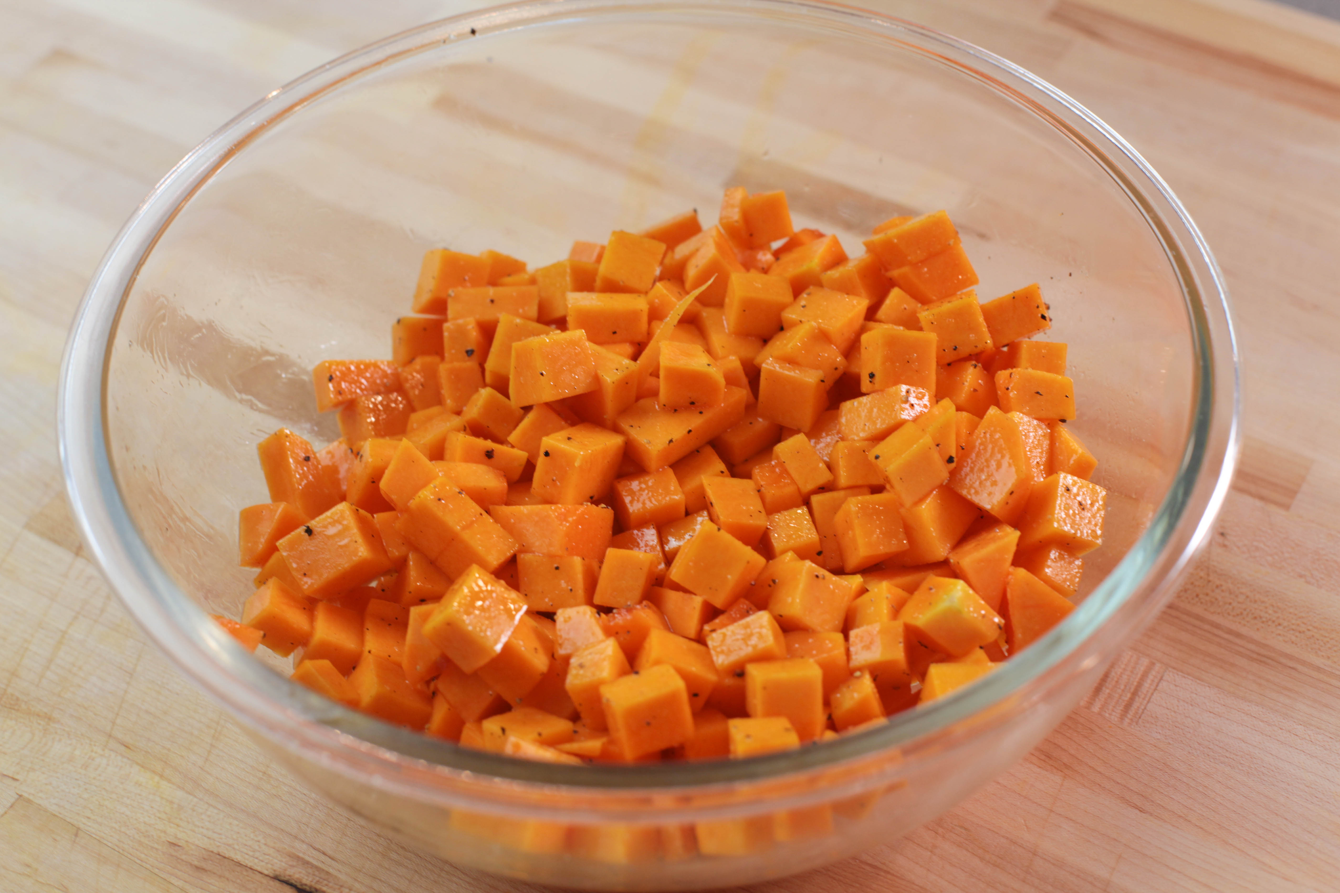 cubed butternut squash